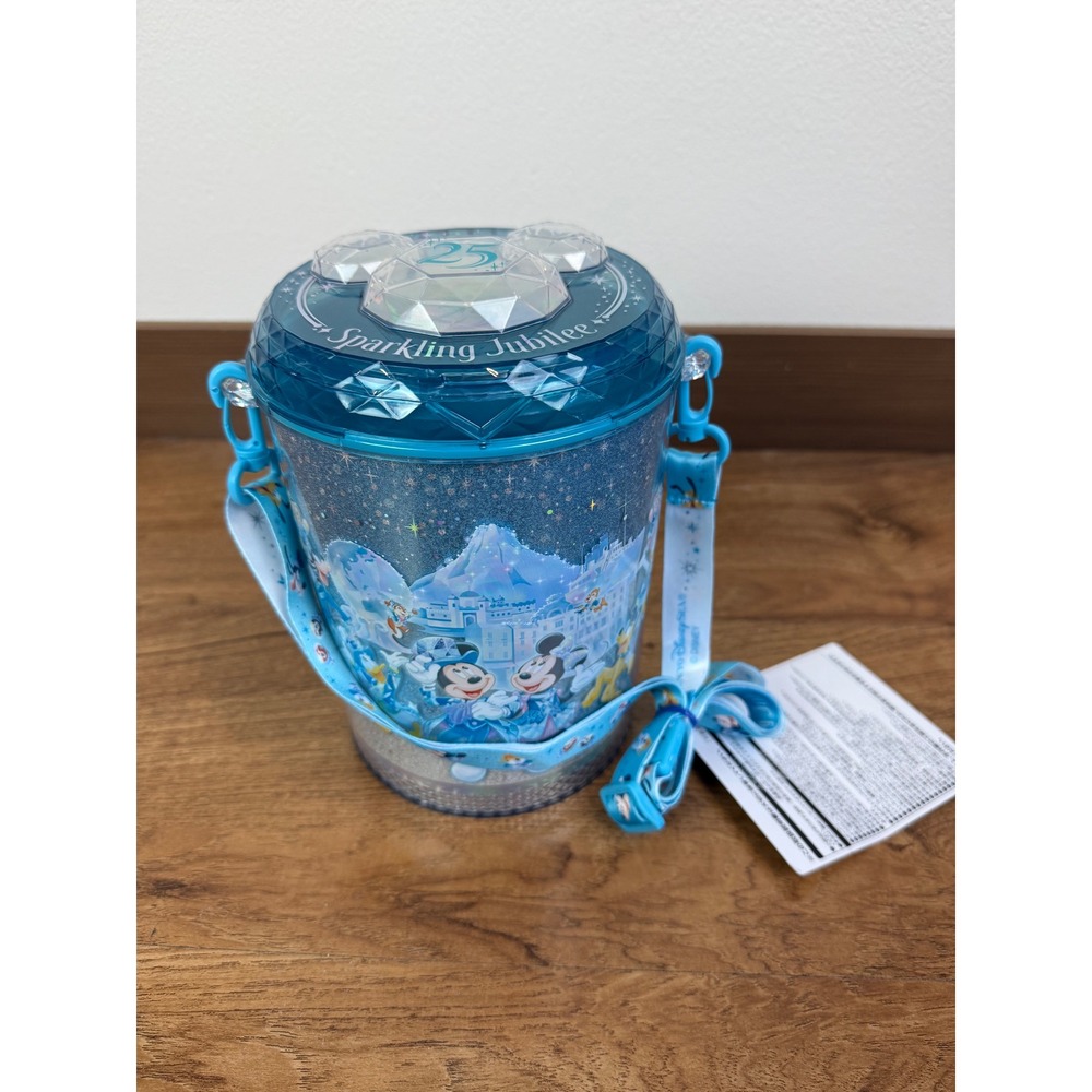 Tokyo DisneySea 25th Anniversary Sparkling Jubilee Popcorn Bucket Mickey Minnie